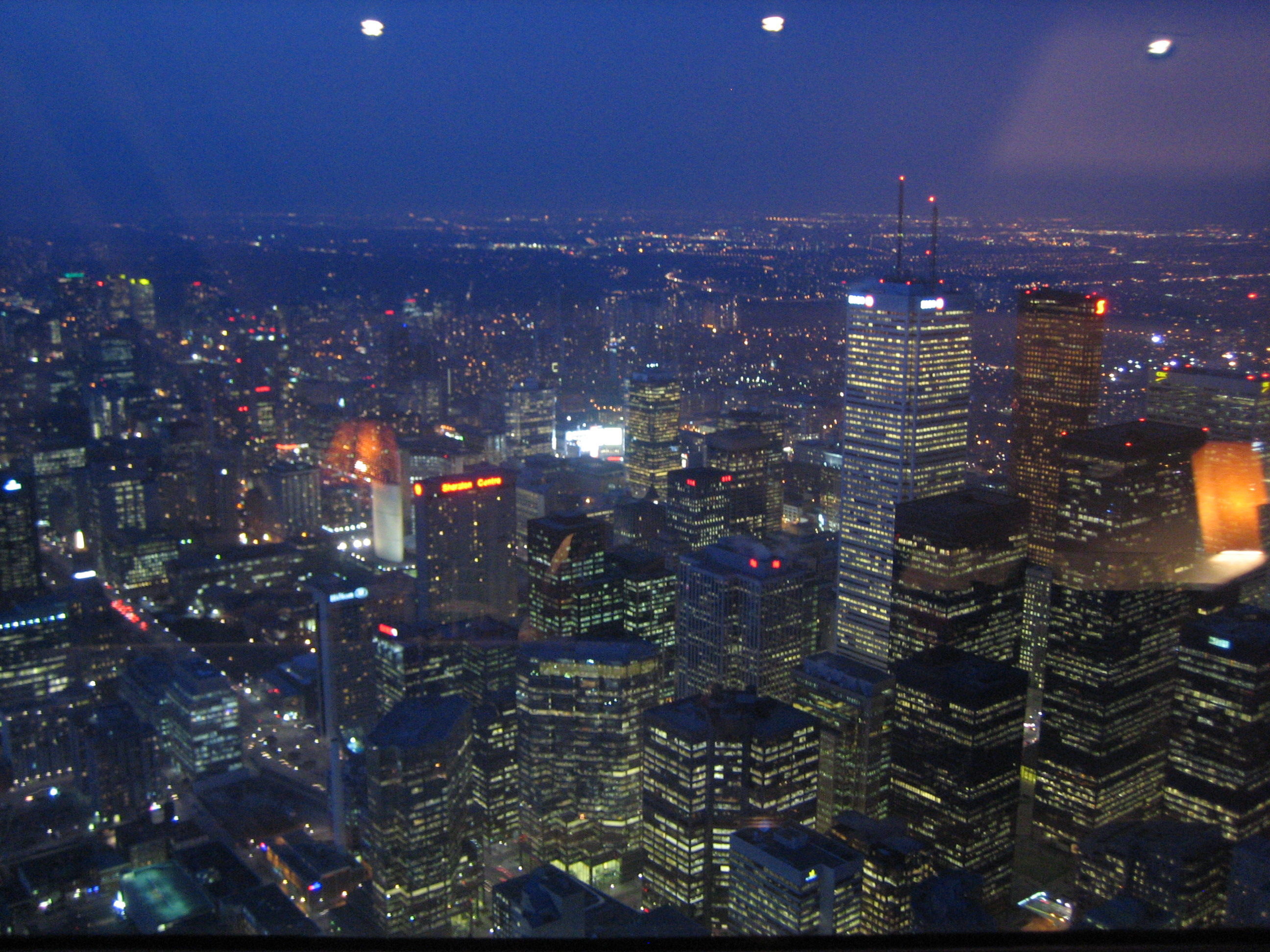 360 view6.jpg Toronto - From the 360 restaurant on top of the CN tower