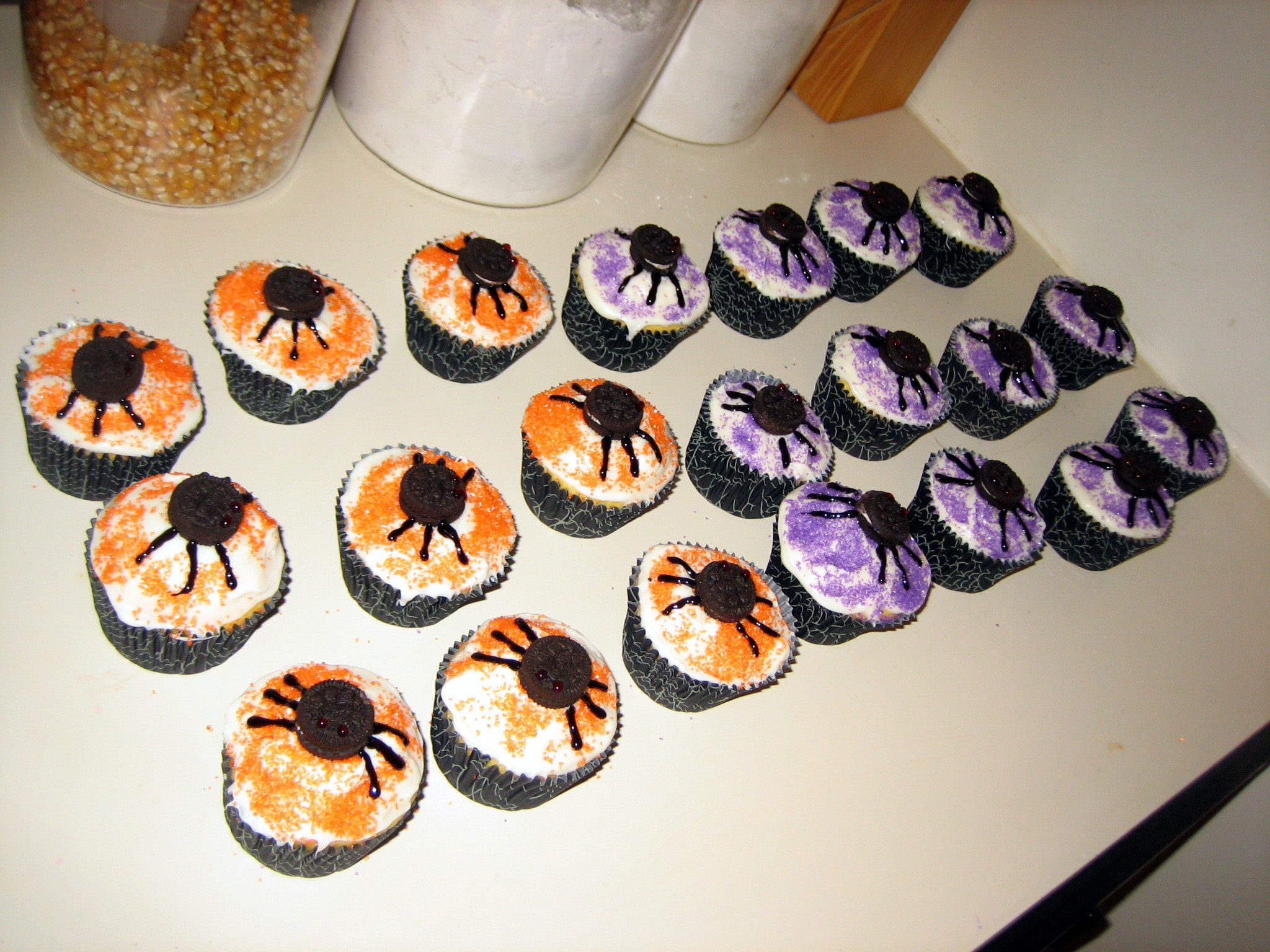 cupcakes3 spider cupcakes