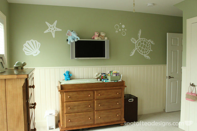 brinley s beach themed nursery reveal spot of tea designs