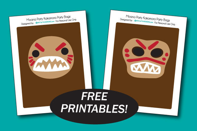 Moana Party Printables to download free and use at your party!